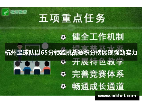 杭州足球队以65分领跑挑战赛积分榜展现强劲实力